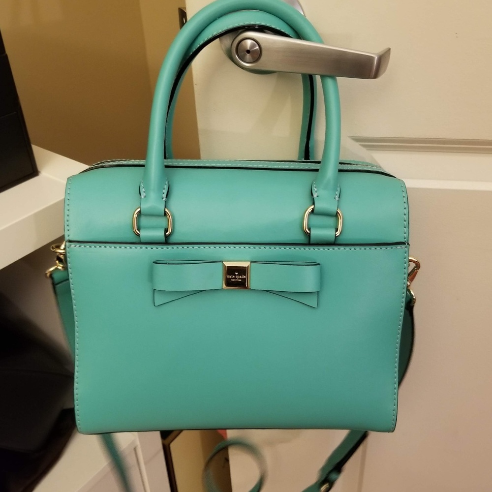 Kate Spade Blue Leather Satchel